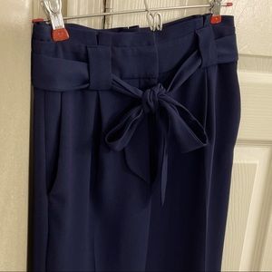 Navy Express Pleated Pant/Trouser 00 Business Wear